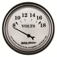 Thumbnail for AutoMeter Gauge Voltmeter 2-1/16in. 18V Elec Old Tyme White II