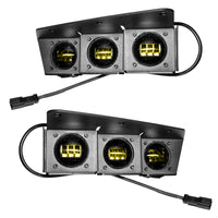 Thumbnail for ORACLE Lighting 21-22 Ford Bronco Triple LED Fog Light Kit for Steel Bumper - Yellow SEE WARRANTY