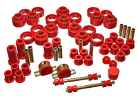 Thumbnail for Energy Suspension 95-97 Chevy Tahoe / GMC Denali 4WD Red Hyper-flex Master Bushing Set