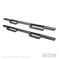 Thumbnail for Westin 2019 Chevrolet Silverado / GMC Sierra 1500 Crew Cab Drop Nerf Step Bars - Textured Black