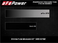 Thumbnail for aFe 2020 Toyota Supra 3.0L 3in Black Intercooler Tube - Hot