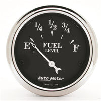 Thumbnail for AutoMeter Gauge Fuel Level 2-1/16in. 0 Ohm(e) to 90 Ohm(f) Elec Old Tyme Black