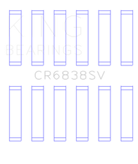 Thumbnail for King Ford 276DT/D17TED4/AJD 2.7L V6 (Size +0.10) Rod Bearing Set