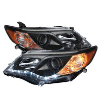 Thumbnail for Spyder Toyota Camry 12-14 Projector Headlights DRL Blk High 9005 (Not Included PRO-YD-TCAM12-DRL-BK
