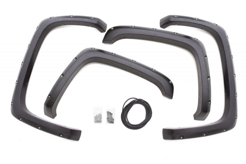 Lund 99-07 Ford F-250 RX-Rivet Style Smooth Elite Series Fender Flares - Black (4 Pc.)
