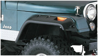 Thumbnail for Bushwacker 59-83 Jeep CJ5 Cutout Style Flares 4pc - Black