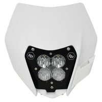 Thumbnail for Baja Designs KTM Headlight Kit DC 14-On w/Headlight Shell White XL Pro Series