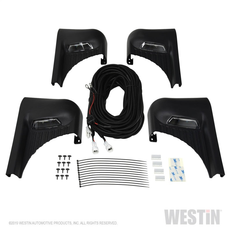 Westin Sure Grip Board Light Kit (Set of 4) - Black