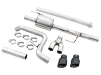 Thumbnail for AWE 0FG 21+ Ford F150 Dual Side Exit Cat-Back Exhaust - 4.5in Diamond Black Tips