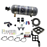Thumbnail for Nitrous Express Dominator Billet Crossbar Pro-Power Nitrous Kit (100-500HP) w/Composite Bottle