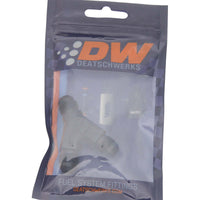 Thumbnail for DeatschWerks 6AN Male Flare to 6AN Male Flare to 6AN Male Flare Y Fitting - Anodized Matte Black