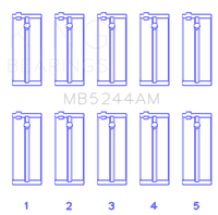 Thumbnail for King Honda 91CI/1.5L D15A2/D15A3/D15B1/D15B2/D15B7/D15B8/D15Z1 (Size +0.25) Main Bearing Set