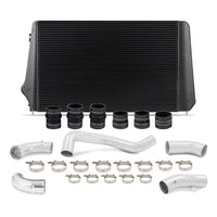Thumbnail for Mishimoto 17-19 GM L5P Duramax Intercooler Kit - Black w/ Polished Pipes