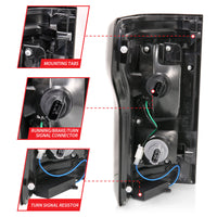 Thumbnail for ANZO 15-17 Ford F-150 LED Taillights Black w/ Sequential