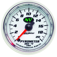 Thumbnail for Autometer NV 52mm 0-2000 Deg F Digital Stepper Motor Pyrometer Gauge