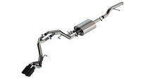 Thumbnail for Borla 21-22 Chevrolet Tahoe 5.3L V8 AT 2/4WD Touring Cat-Back Exhaust (Black Chrome)