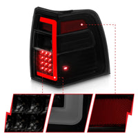 Thumbnail for ANZO 07-17 Ford Expedition LED Taillights w/ Light Bar Black Housing Smoke Lens