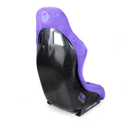 Thumbnail for NRG FRP Bucket Seat PRISMA Edition w/ Pearlized Back Purple Alcantara - Medium
