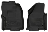 Thumbnail for Husky Liners 2012.5 Ford SuperDuty/F-250/F-350 Regular Cab WeatherBeater Black Floor Liners