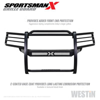 Thumbnail for Westin 14-21 Toyota 4Runner (Excl. Limited) Sportsman X Grille Guard - Textured Black