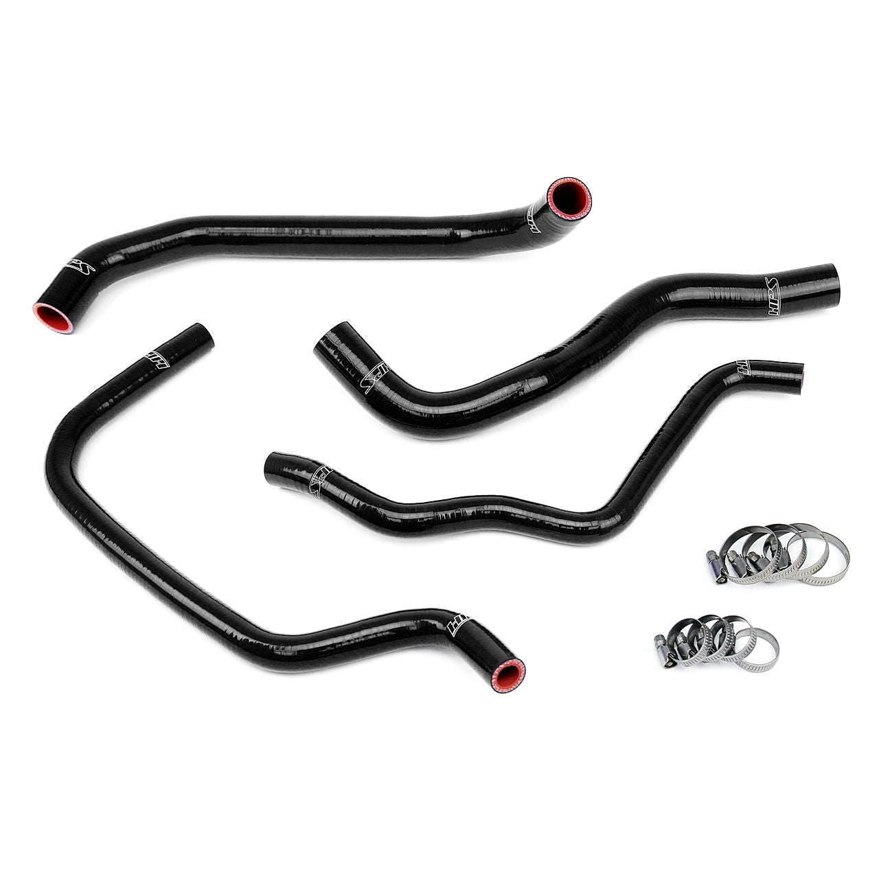 HPS Black Reinforced Silicone Radiator + Heater Hose Kit for Acura 09-14 TSX 2.4L 4Cyl LHD