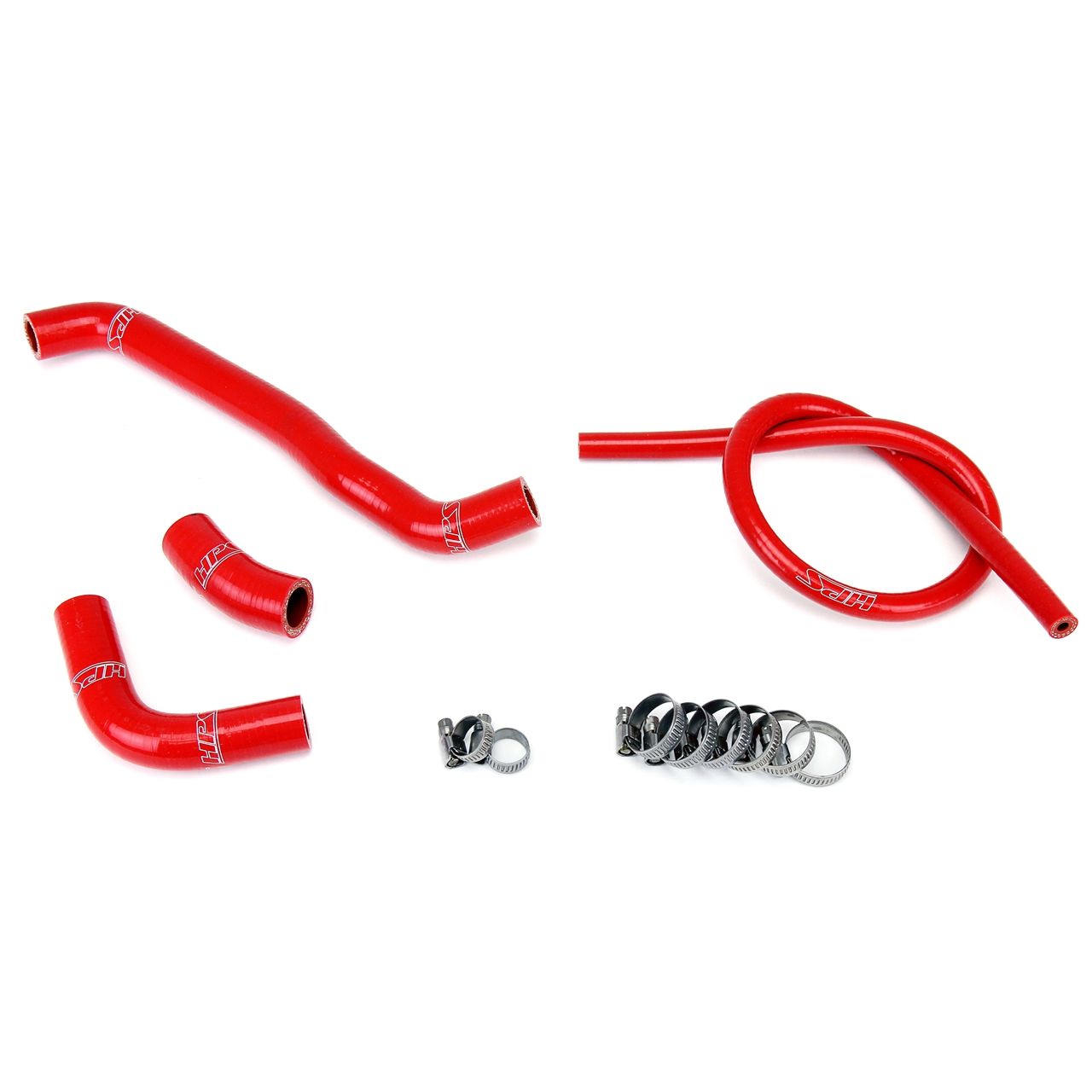 HPS Red Reinforced Silicone Radiator Hose Kit for Suzuki 00-08 DRZ400S DRZ400SM