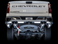 Thumbnail for AWE Tuning 4th Gen GM 1500 5.3L 0FG Catback Split Rear Exit (w/ Bumper Cutouts) - Quad Chrome Tips