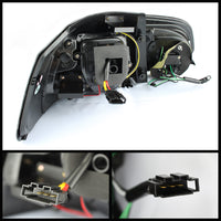 Thumbnail for Spyder Volkswagen Golf/GTI 10-13 G2 Type With Light Bar LED Tail Lights Black ALT-YD-VG10-LED-G2-BK