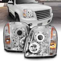Thumbnail for ANZO 2007-2014 Gmc Yukon Projector Headlights w/ Halo Chrome (CCFL)