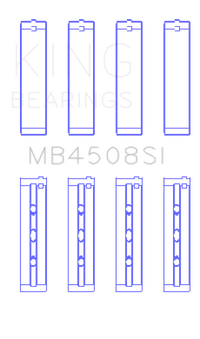 Thumbnail for King Acura J30A/J32A/J35A/J35Z (Size STD) Performance Main Bearing Set