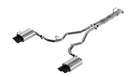 Thumbnail for Borla 19-22 Ford Explorer 3.0L V6 AT AWD 4DR 2.25in ATAK Catback Exhaust - Black Chrome Tip
