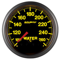 Thumbnail for Autometer Elite 52mm 100-260 Degress F Water Temperature Peak and Warn Gauge w/ Electonic Control