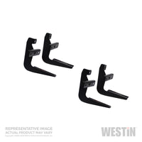 Thumbnail for Westin 2004-2012 Ford/Lincoln F-150 Reg Cab (excl. Heritage) Running Board Mount Kit - Black