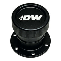Thumbnail for DeatschWerks Straight Filler Neck w/Cap - Matte Black