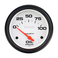Thumbnail for Autometer Phantom 66.7mm 0-100 PSI SSE Oil Pressure Gauge