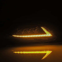 Thumbnail for AlphaRex 2011+ Toyota Sienna NOVA LED Proj Headlights Plank Style Black w/Activ Light/Seq Signal/DRL