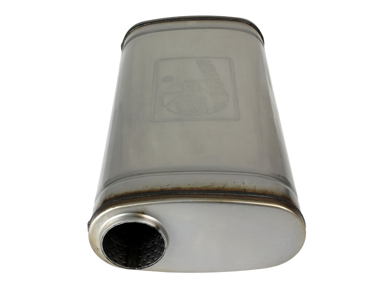 aFe MACH Force XP 304 Stainless Steel Muffler 2.5in Center/Offset 18in L x 9in W x 4in H