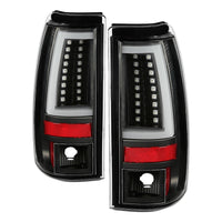 Thumbnail for Spyder 03-06 Chevy Silverado - (Does Not Fit Stepside) LED Tail Lights - All Black ALT-YD-CS03V2-LED