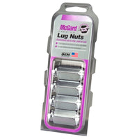 Thumbnail for McGard Hex Lug Nut (Cone Seat) M12X1.75 / 13/16 Hex / 1.815in. Length (4-Pack) - Chrome