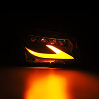 Thumbnail for AlphaRex 14-19 Lexus GX 460 NOVA LED Projector Headlights Plank Style Black w/Activ Light/Seq Signal