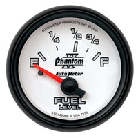 Thumbnail for Autometer Phantom 2-1/16in 73-10 OHM Fuel Level Gauge