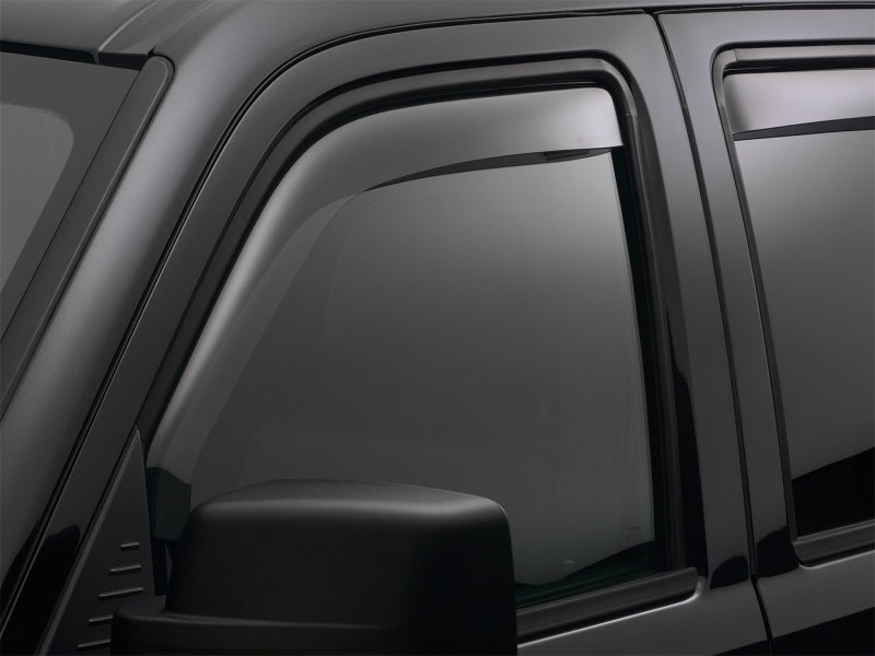 WeatherTech 09-13 Dodge Journey Front Side Window Deflectors - Light Smoke