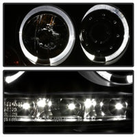 Thumbnail for Spyder Volkswagen GTI 06-09/Jetta 06-09 Halogen Model Only - LED Halo DRL Black PRO-YD-VG06-HL-BK
