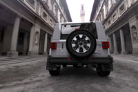 Thumbnail for Rally Armor 18-24 Jeep JL Wrangler Black UR Mud Flap w/White Logo