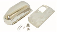 Thumbnail for Rugged Ridge 76-86 Jeep CJ Stainless Steel Wiper Motor Cover Kit