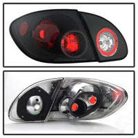 Thumbnail for Spyder Toyota Corolla 03-08 Euro Style Tail Lights Black ALT-YD-TC03-BK