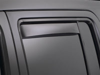 Thumbnail for WeatherTech 14+ Chevrolet Silverado 1500 Rear Side Window Deflectors - Dark Smoke