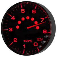Thumbnail for Autometer Spek-Pro Gauge Tachometer 5in 8K Rpm W/Shift Light & Peak Mem Black/Black