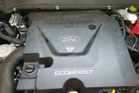 Thumbnail for J&L 17-19 Ford Fusion Sport 2.7L Passenger Side Oil Separator 3.0 - Clear Anodized