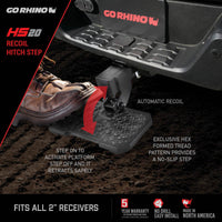 Thumbnail for Go Rhino HS-20 Hitch Bumper Step